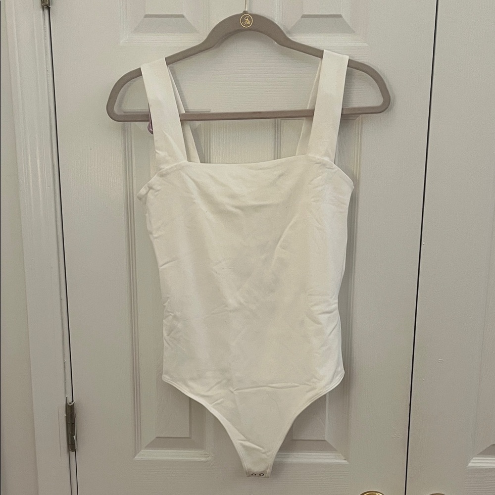 Abercrombie & Fitch Double-Layered Seamless Fabric Squareneck Bodysuit